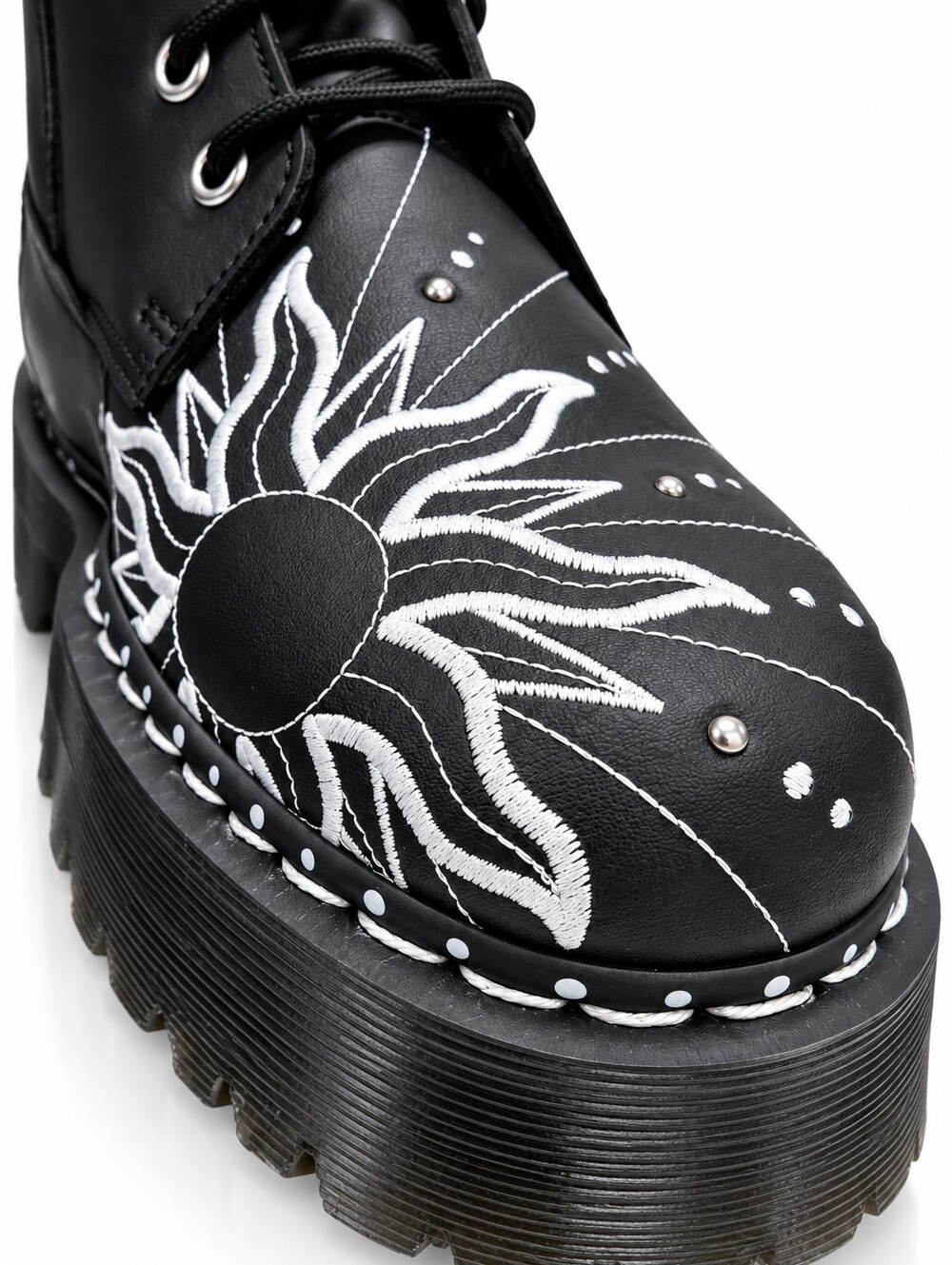 DR. MARTENS Jadon Hi Solar Flare Platform Boots Womens Size 12 Fits Men's 11 NEW - Picture 10 of 13
